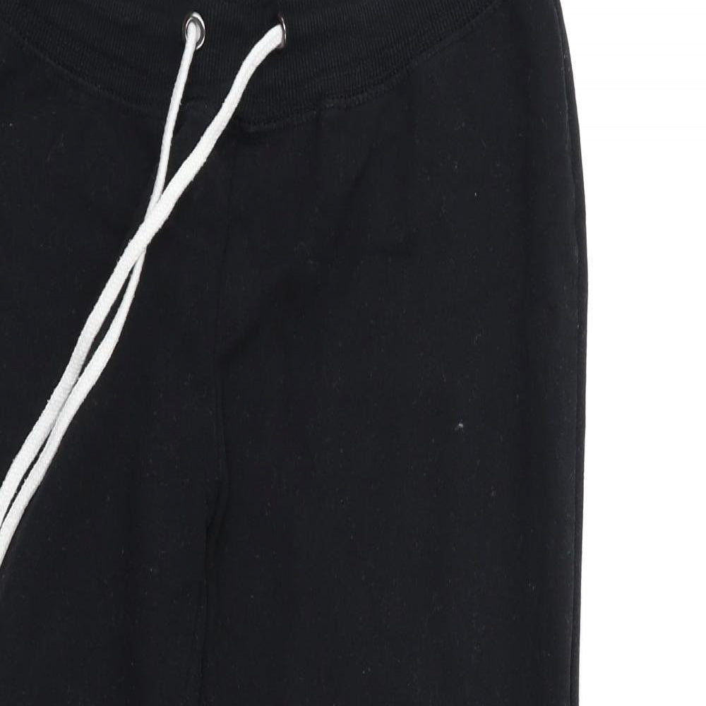 Womens UK Size 10 Atmosphere Regular Fit Sweatpants Black Trousers