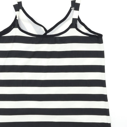 Womens UK Size 12 Wallis Black Basic Tank