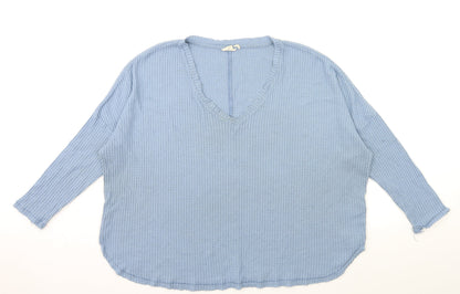 Out From Under Womens Blue   Pullover Jumper Size L