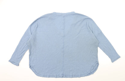 Out From Under Womens Blue   Pullover Jumper Size L