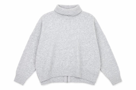Topshop Womens Grey  Knit Pullover Jumper Size 14