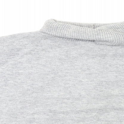 Topshop Womens Grey  Knit Pullover Jumper Size 14