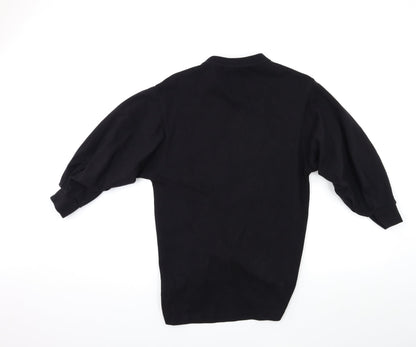 H&M Womens Black   Pullover Sweatshirt Size 4