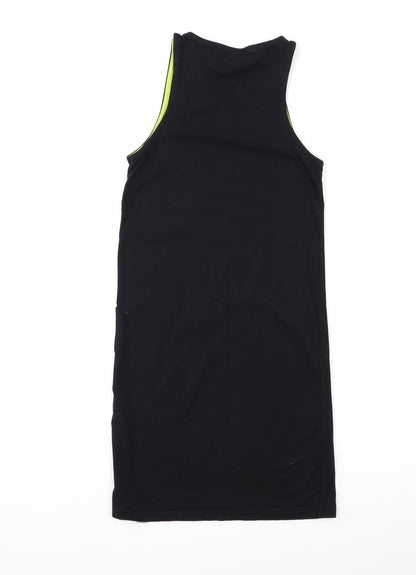 Boohoo Womens Black   Tank Dress  Size 6