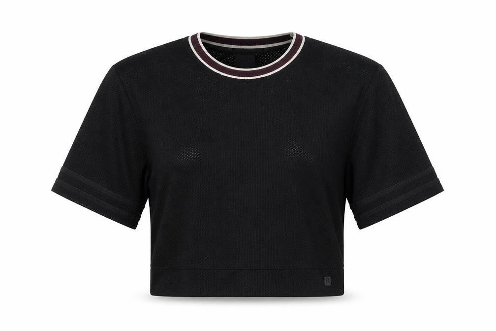 Womens UK Size 6 River Island Black  T-Shirt