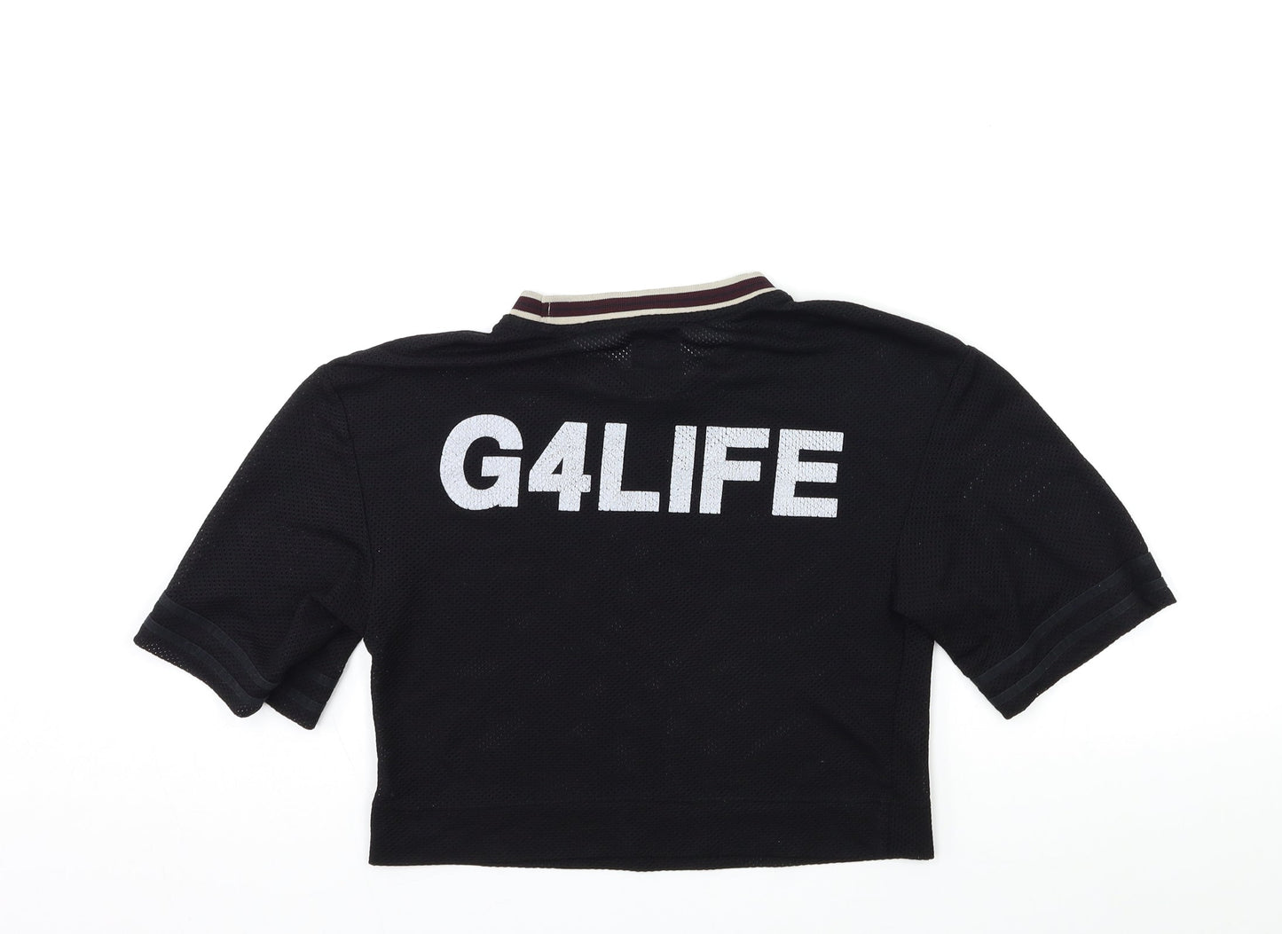 Womens UK Size 6 River Island Black  T-Shirt