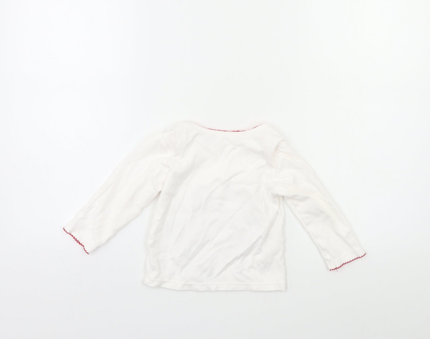George Baby White   Basic T-Shirt Size 12-18 Months  - Minie Mouse