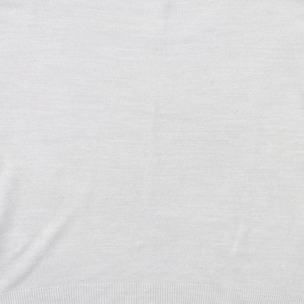 Marks and Spencer Womens Grey  Knit Pullover Jumper Size 16