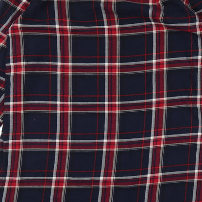 H&M Womens Blue Plaid  A-Line  Size 10