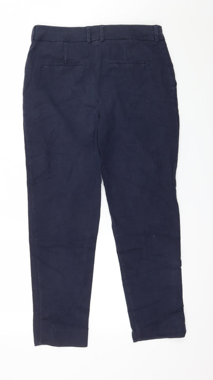 Warehouse Womens Blue   Trousers  Size 10 L25 in