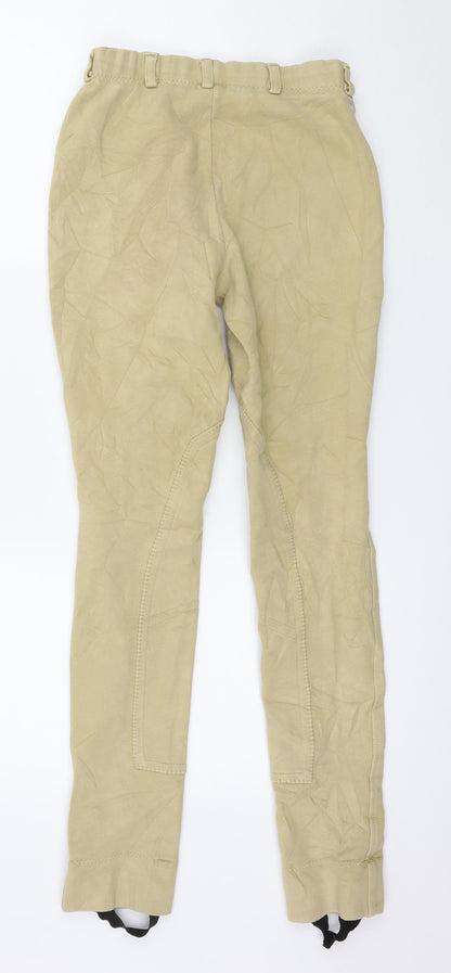 On Course Womens Beige   Capri Leggings Size 28 in L28 in