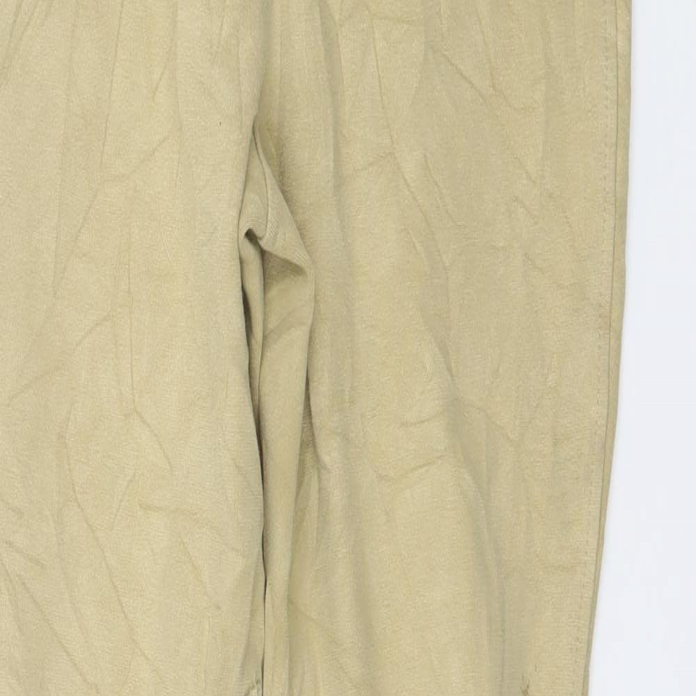 On Course Womens Beige   Capri Leggings Size 28 in L28 in