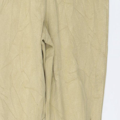 On Course Womens Beige   Capri Leggings Size 28 in L28 in