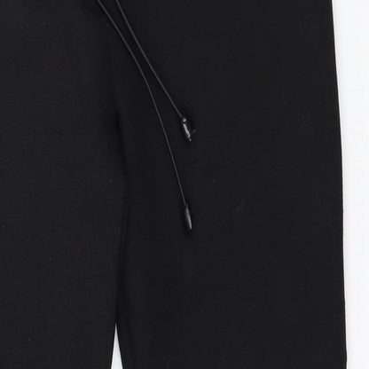 Womens UK Size 12 Preworn Regular Fit  Black Trousers