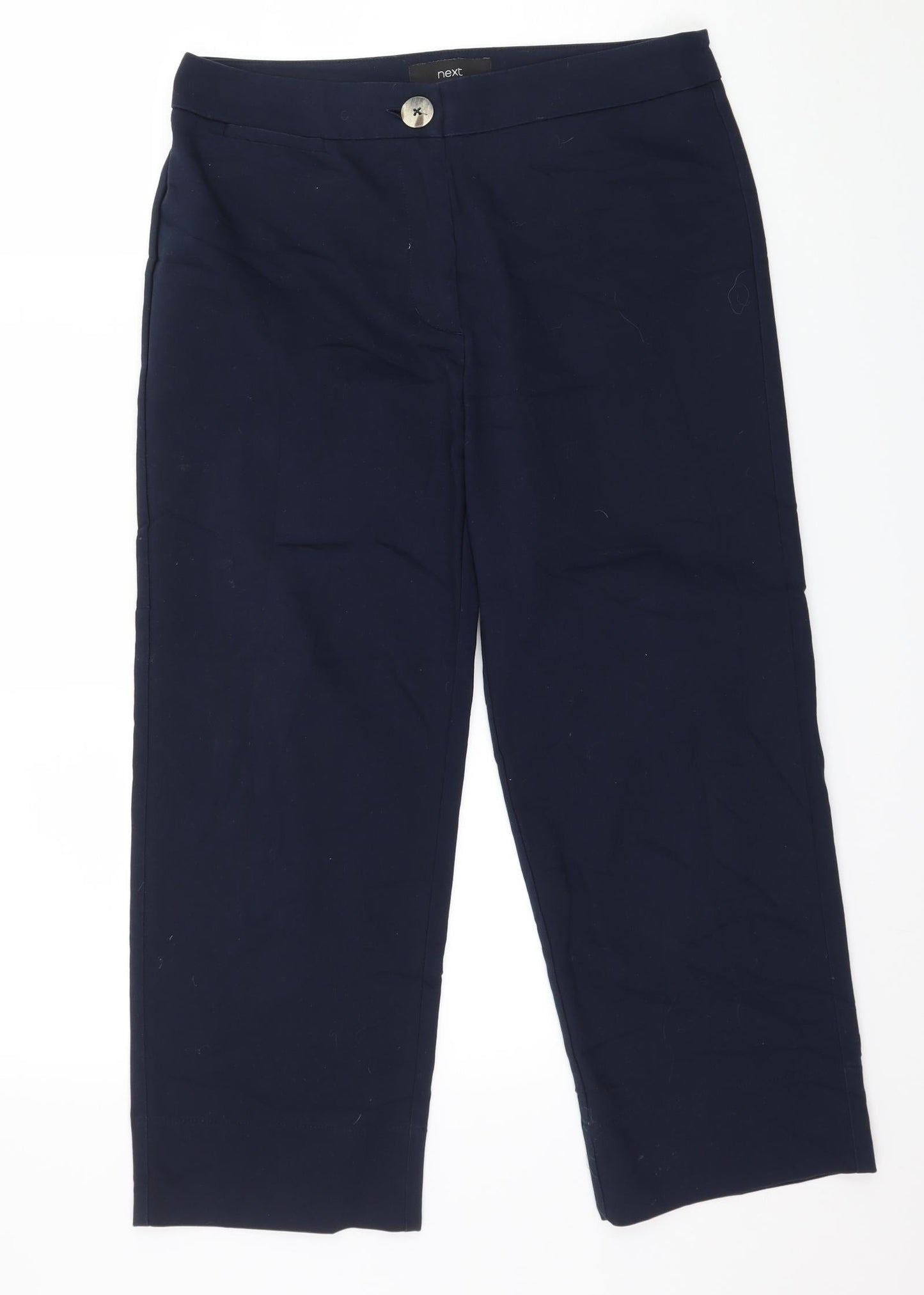 Womens UK Size 10 NEXT Regular Fit  Blue Trousers