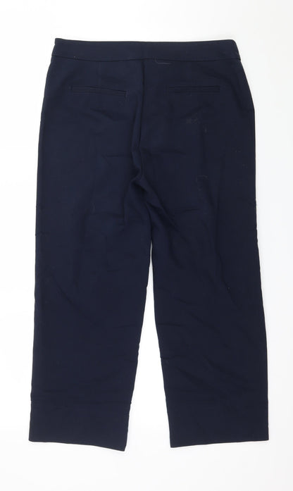 Womens UK Size 10 NEXT Regular Fit  Blue Trousers