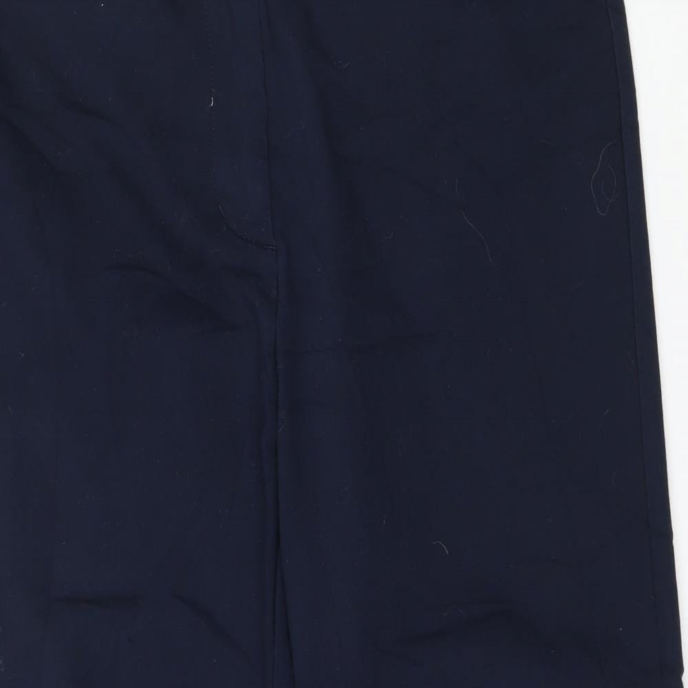 Womens UK Size 10 NEXT Regular Fit  Blue Trousers