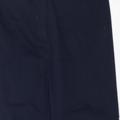 Womens UK Size 10 NEXT Regular Fit  Blue Trousers