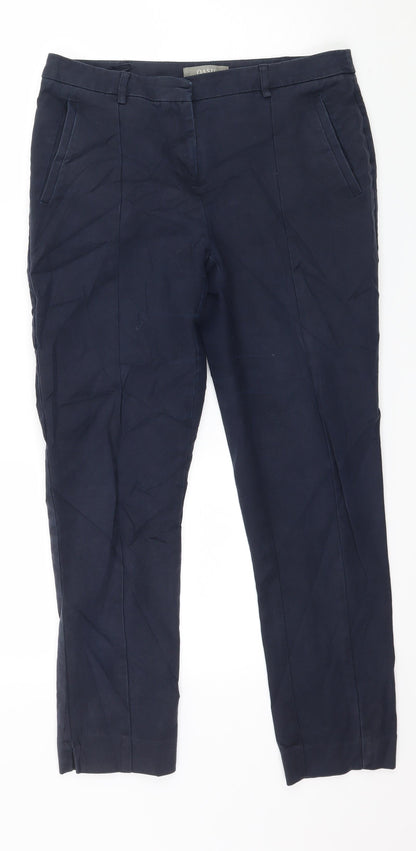 Womens UK Size 10 Oasis Regular Fit  Blue Trousers