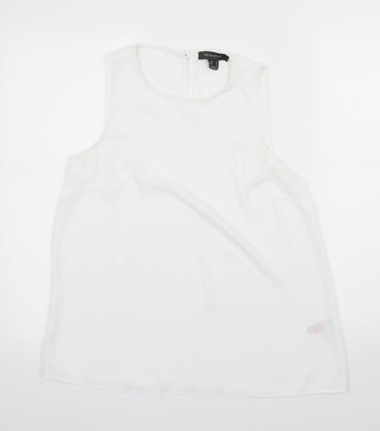Primark Womens White   Basic Tank Size 10