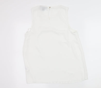Primark Womens White   Basic Tank Size 10