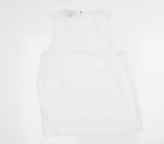Primark Womens White   Basic Tank Size 10