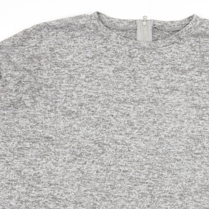 Primark Womens Grey  Knit Pullover Jumper Size S