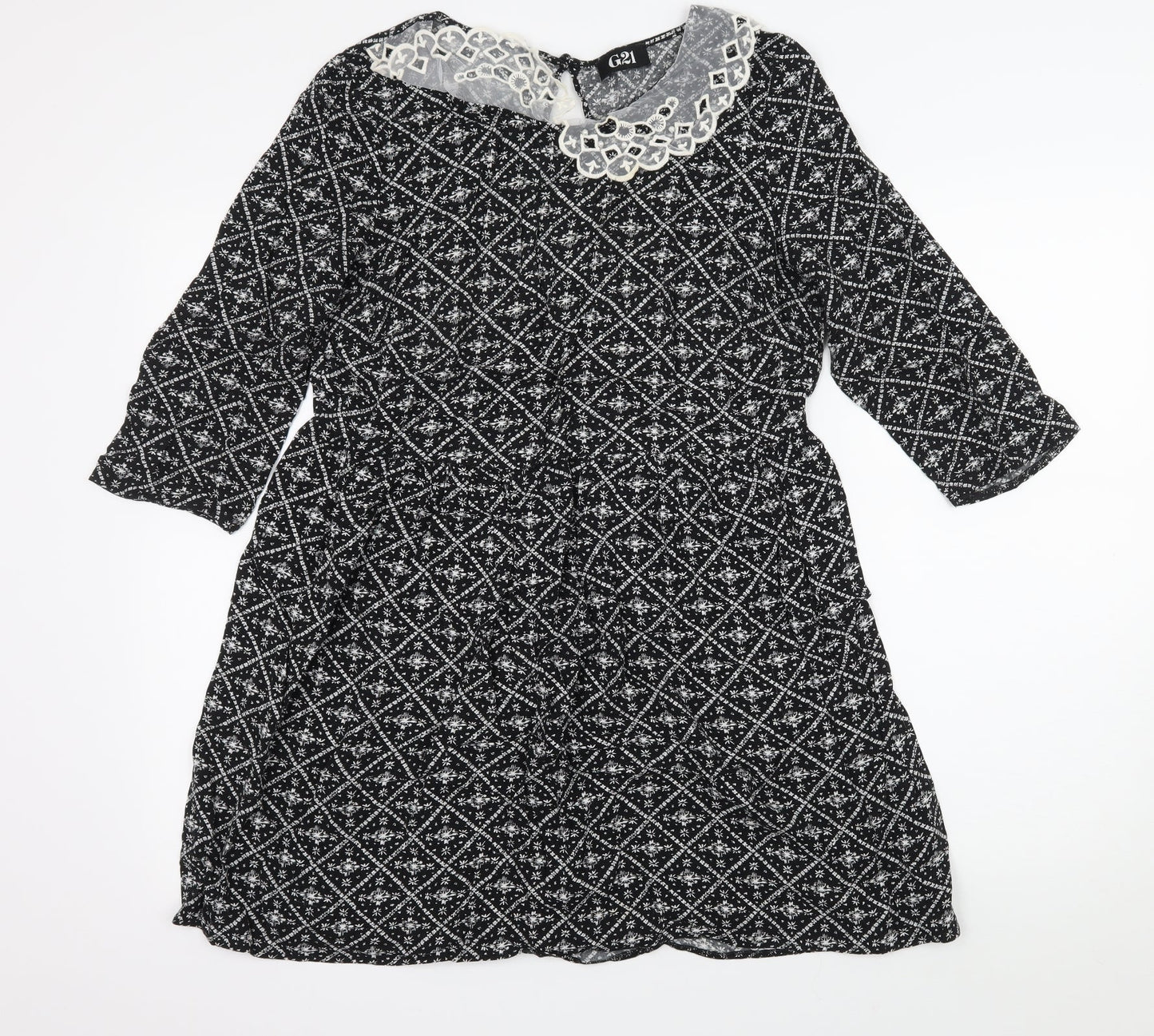 George Womens Black   A-Line  Size 12