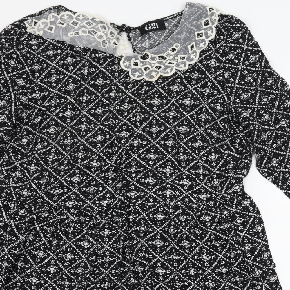 George Womens Black   A-Line  Size 12