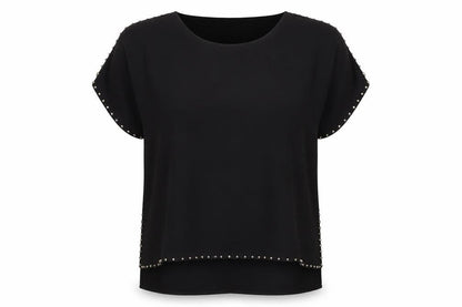 Womens UK Size S H&M Black Basic Blouse