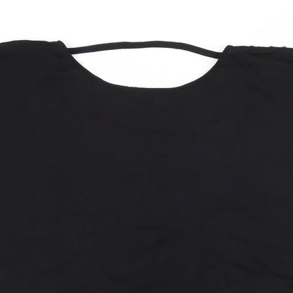 Womens UK Size S H&M Black Basic Blouse