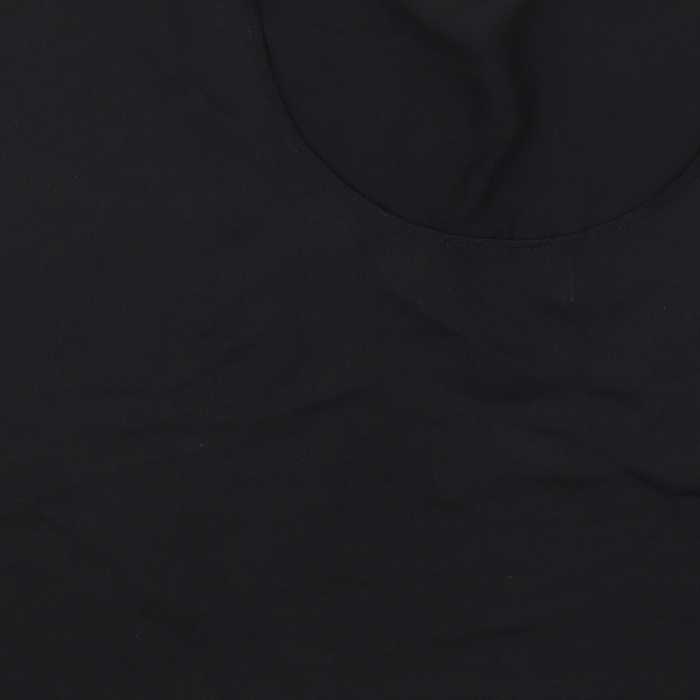 Womens UK Size S H&M Black Basic Blouse