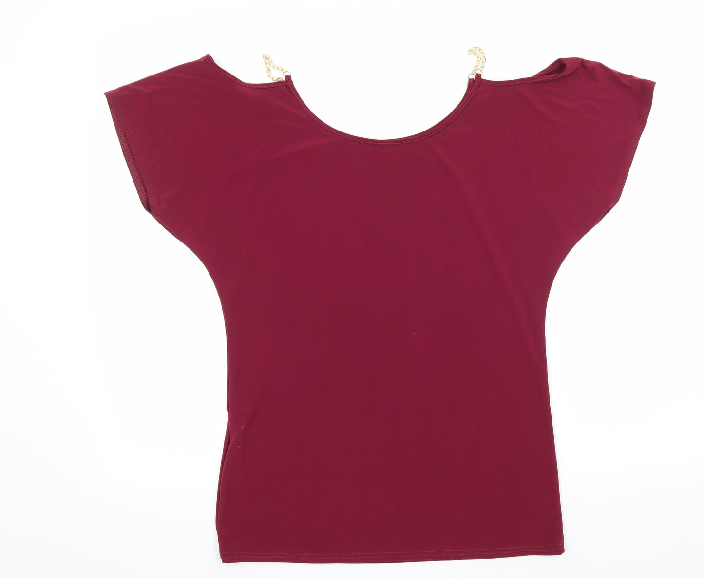 Womens UK Size 8 Atmosphere Pink Basic T-Shirt