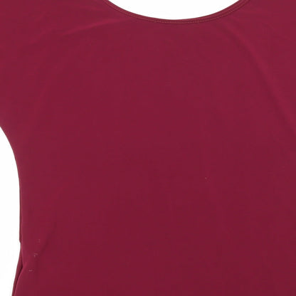 Womens UK Size 8 Atmosphere Pink Basic T-Shirt