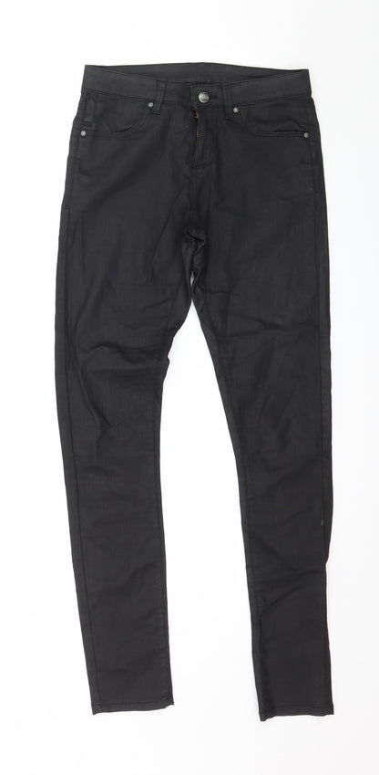 Topshop Womens Black  Denim Skinny Jeans Size 26 in L32 in