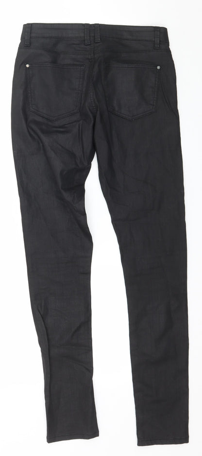 Topshop Womens Black  Denim Skinny Jeans Size 26 in L32 in