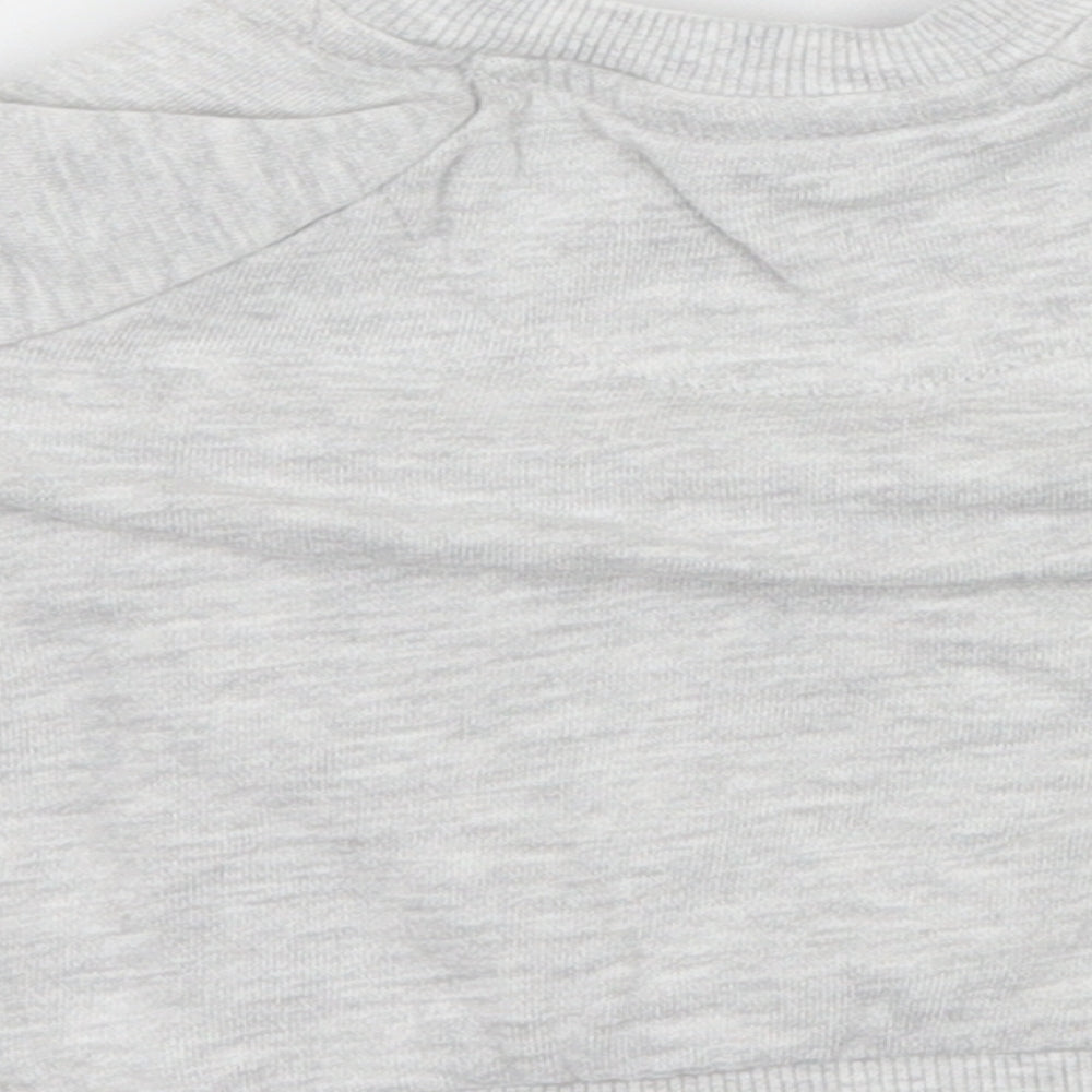 F&F Baby Grey  Jersey Pullover Jumper Size 0-3 Months  - Bear