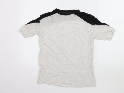 Topshop Womens Green  Jersey Basic T-Shirt Size 6