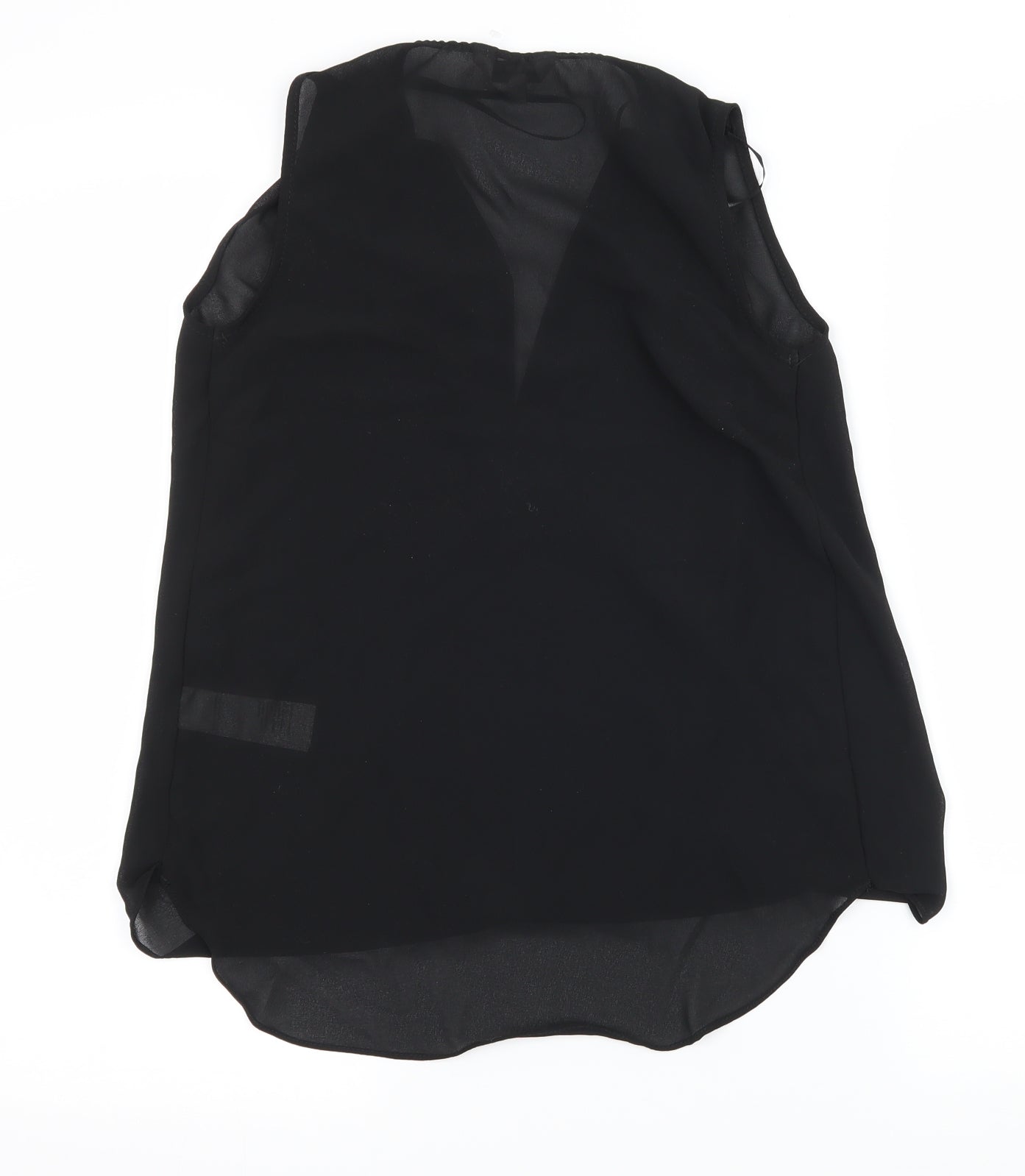 Womens UK Size 6 New Look Black Basic Blouse