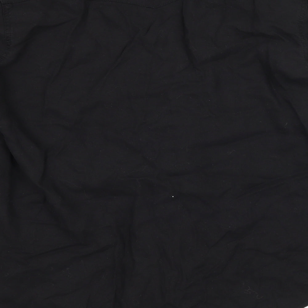 Womens UK Size 6 H&M Black Basic Blouse