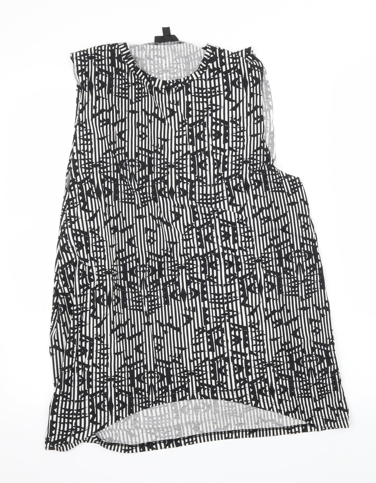 Womens UK Size 6 Topshop Black Basic Tank