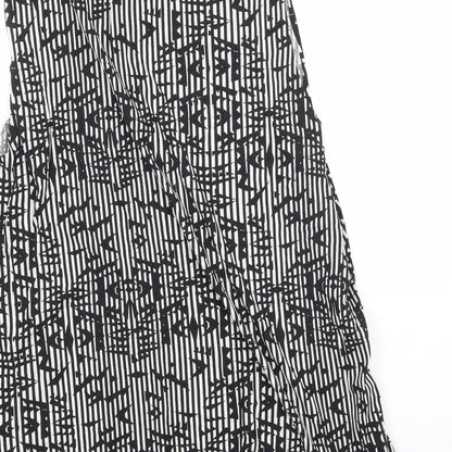 Womens UK Size 6 Topshop Black Basic Tank