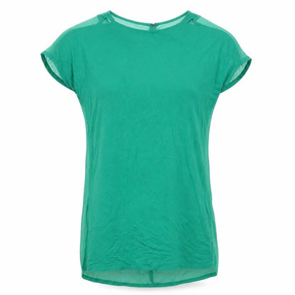 Womens UK Size XS H&M Green Basic T-Shirt