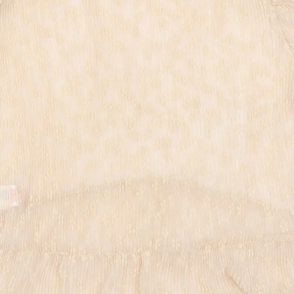 Primark Womens Beige Floral  Basic Blouse Size XS