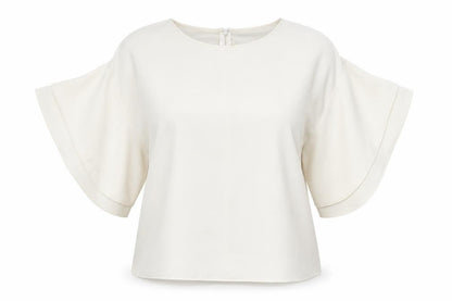 Womens UK Size 8 H&M White Basic Blouse