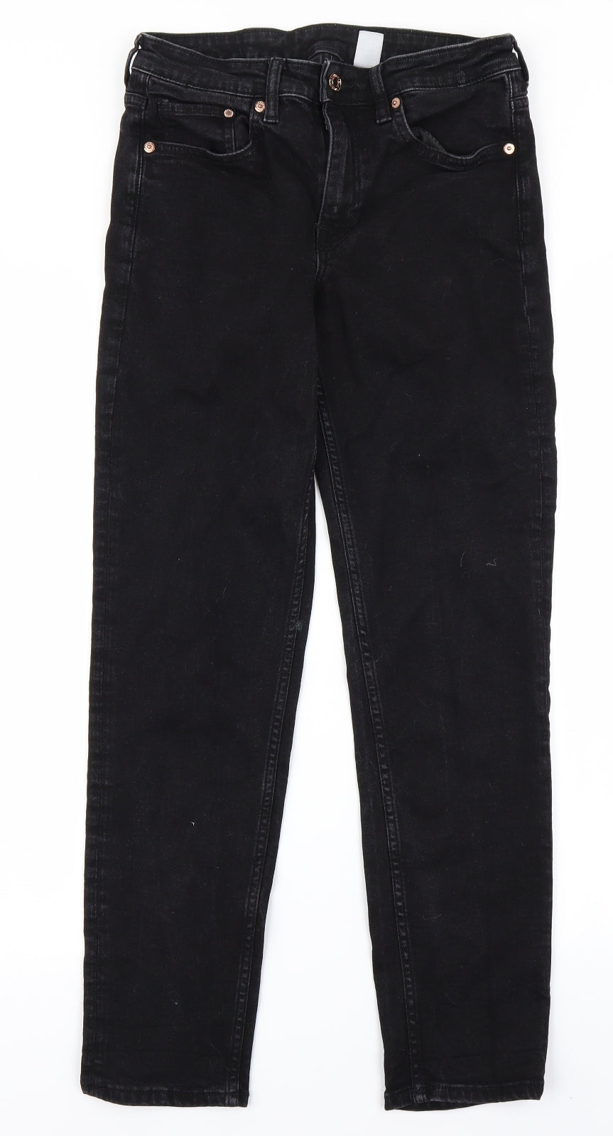 &Denim Womens Black  Denim Skinny Jeans Size 26 in L26 in