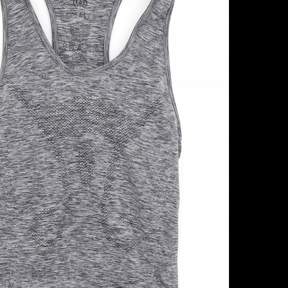 Kisaiya Womens Grey   Basic Tank Size S
