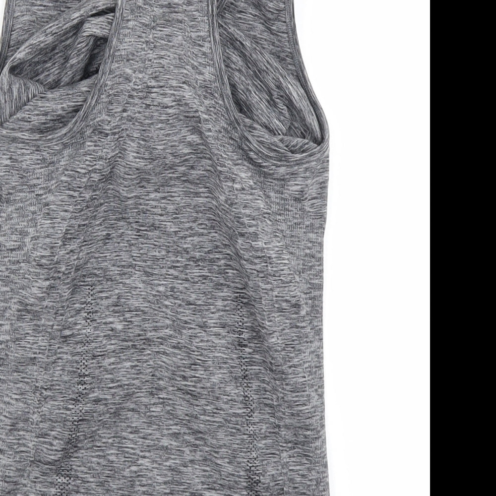 Kisaiya Womens Grey   Basic Tank Size S
