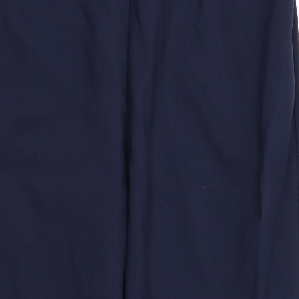 Womens UK Size 20 Preworn Regular Fit  Blue Trousers