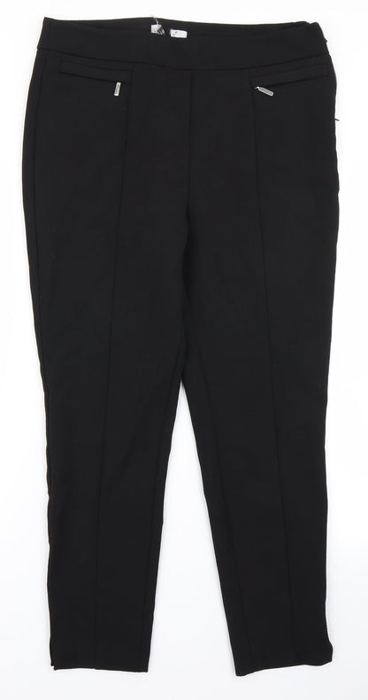 Womens UK Size 34 in Per Una Regular Fit  Black Trousers